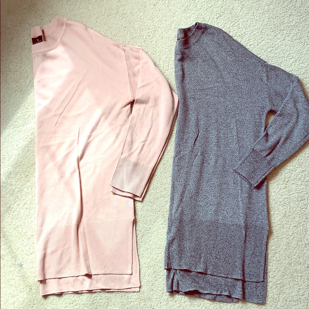 COPY - GRAY Worthington tunic sweater